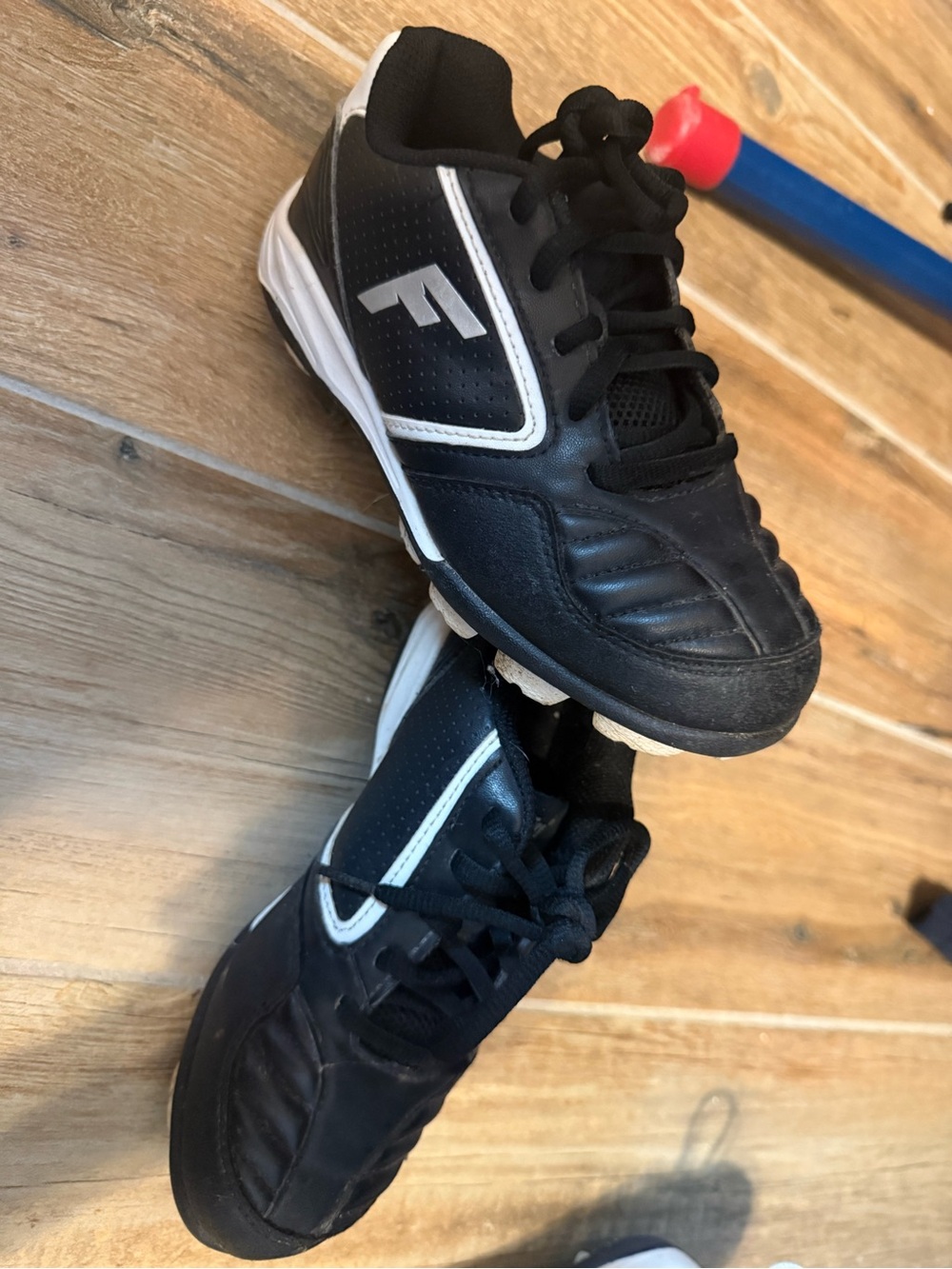 Black and White Athletic Shoe